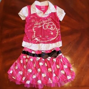 Girls Hello Kitty set. Size 6.